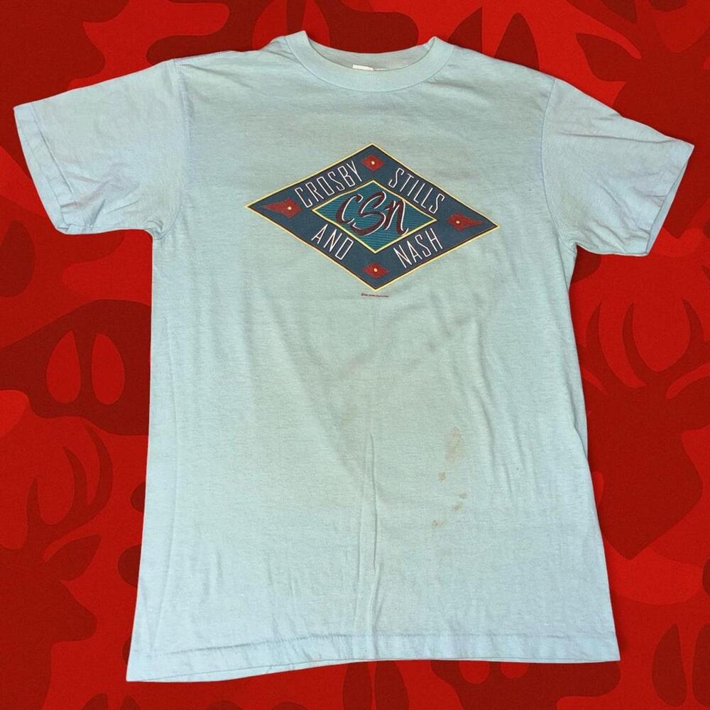 80's Vintage 1985 Crosby, Stills & Nash Summer Tour tee Size L